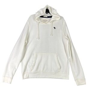 Abercrombie Fitch Muscle Hoodie Men XXL Pullover Logo Casual Streetwear